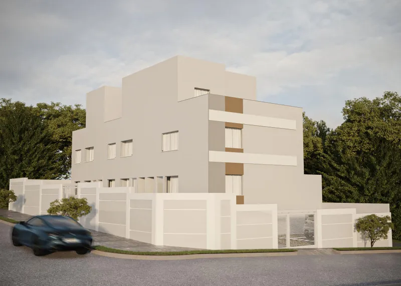 Fachada do Residencial Esmeralda